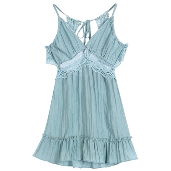 I’m Smitten Boho Backless Mini Dress - Picture 6 of 8